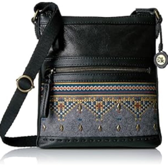 The Sak Handbags - The Sak Pax Swing Leather Black Crossbody Bag
